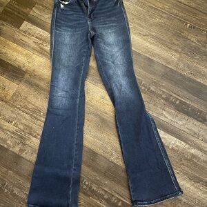 Flying Monkey Dark Blue Flare Jeans
